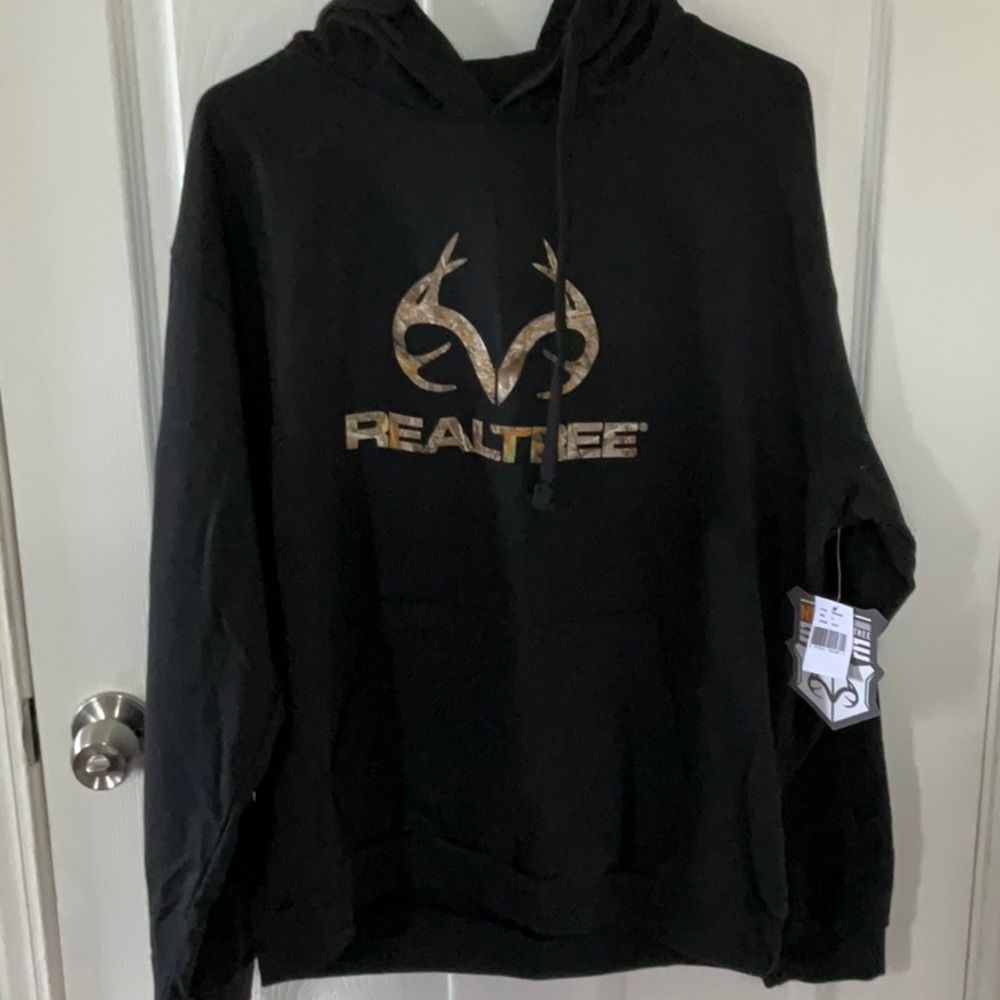Realtree Black and Gold Men's Hoodie